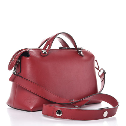Fendi Vitello Dolce Marmol Medium By The Way Boston Bag Ciliegia 3 of 7
