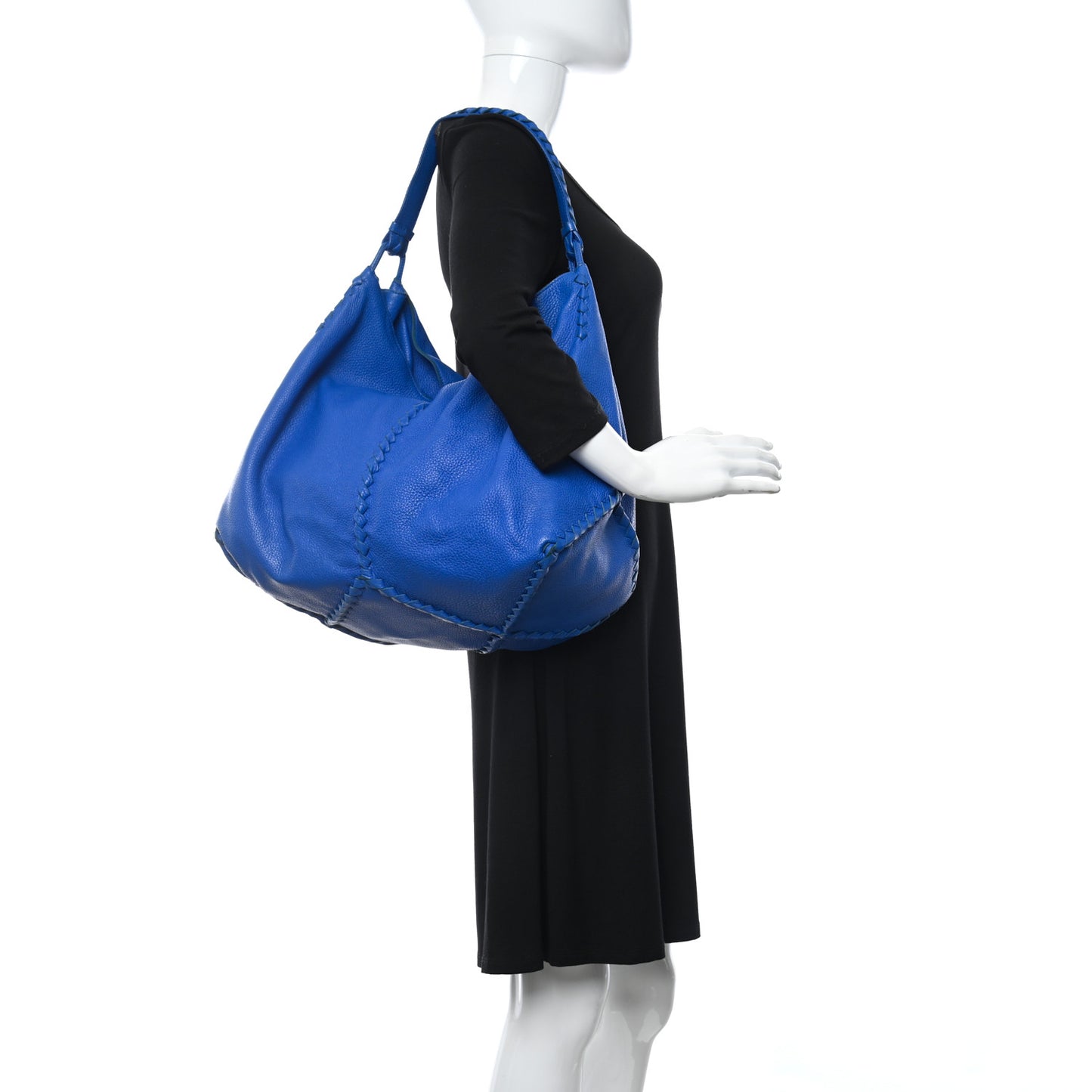 Cervo Deerskin Hobo Signal Blue