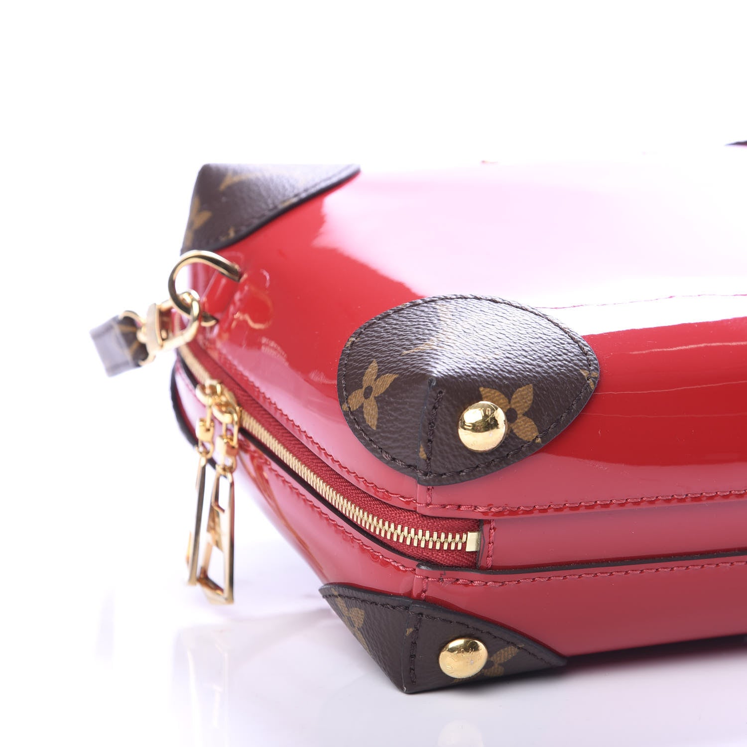Louis Vuitton Patent Miroir Venice Scarlet 6 of 8