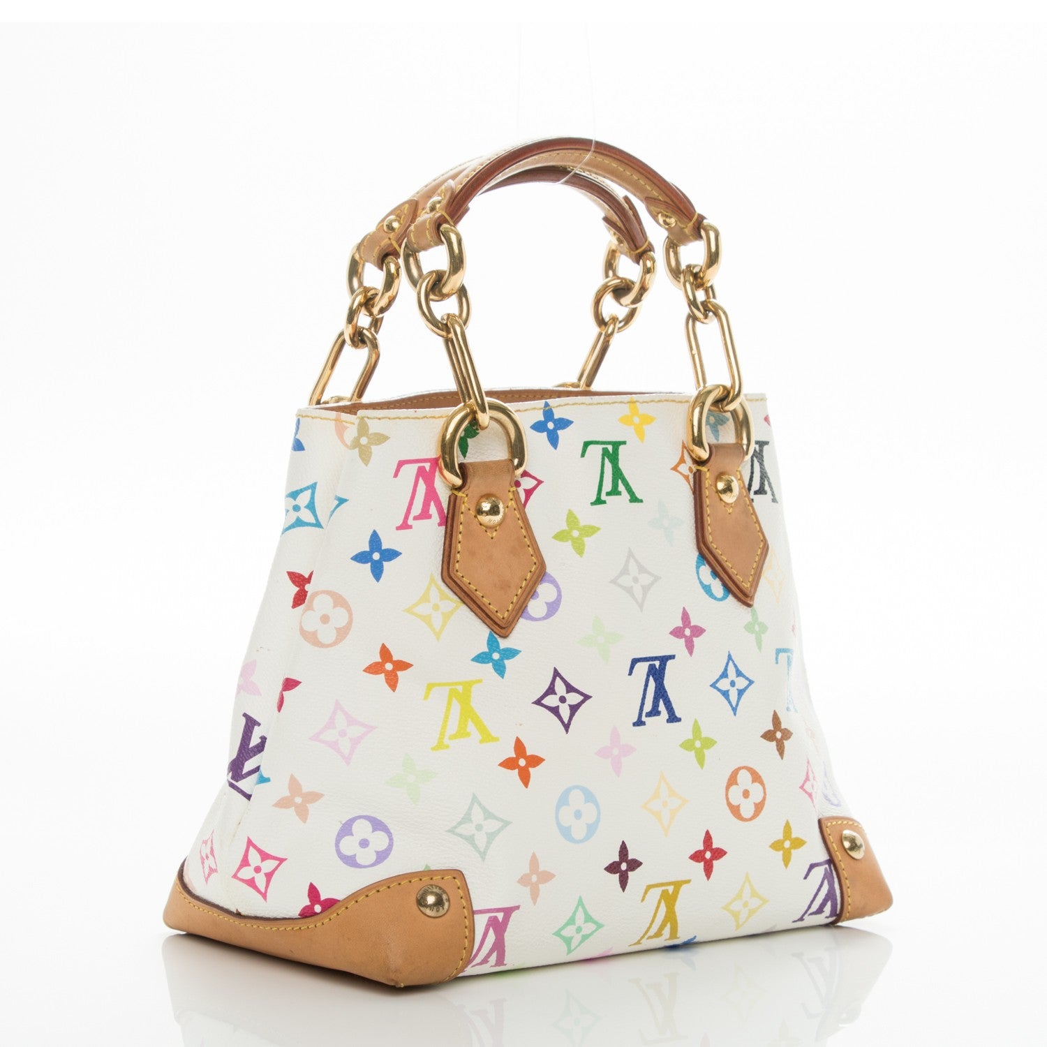 Louis Vuitton Monogram Multicolor Audra White 3 of 9