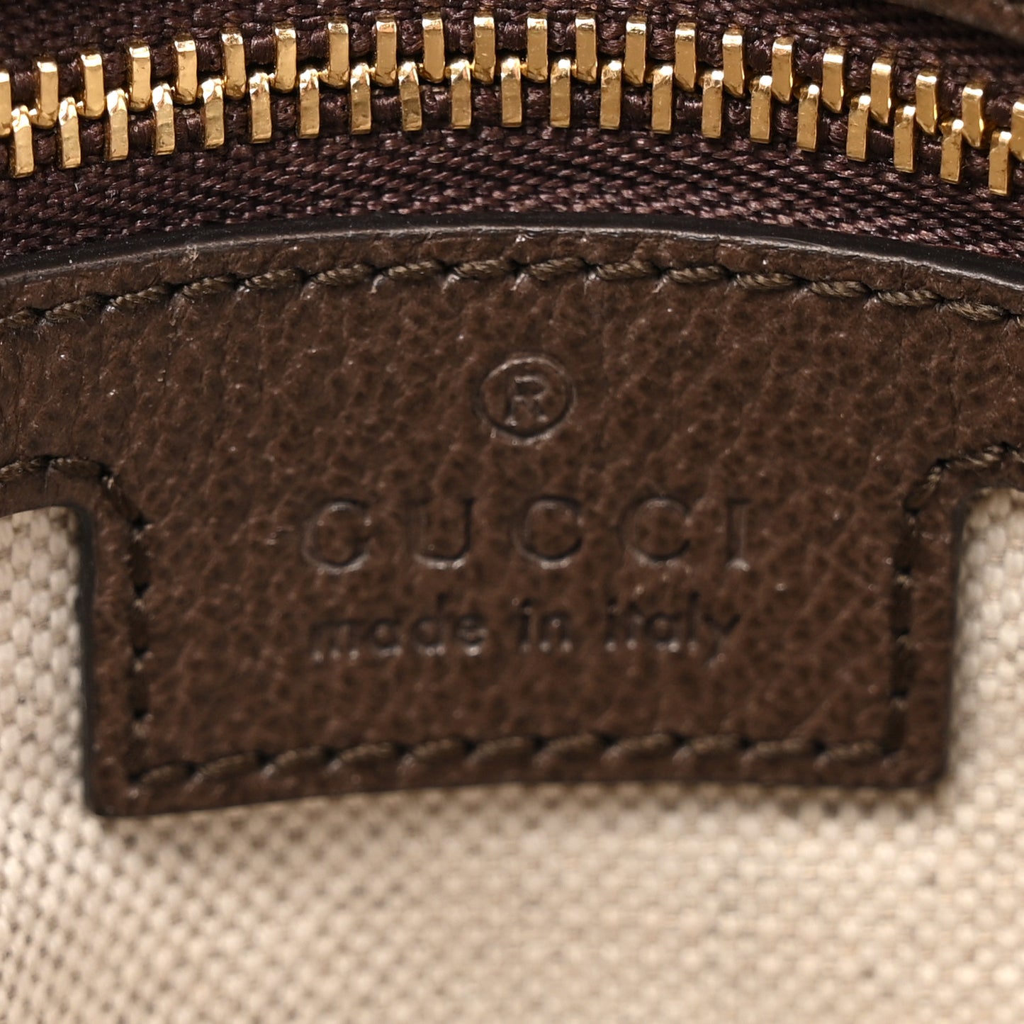 GG Supreme Monogram Textured Dollar Calfskin Web Medium Blondie Top Handle Shoulder Flap Bag Beige Ebony New Acero