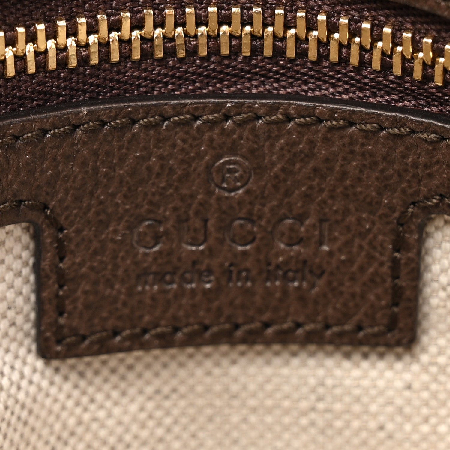 Gucci GG Supreme Monogram Textured Dollar Calfskin Web Medium Blondie Top Handle Shoulder Flap Bag Beige Ebony New Acero 7 of 17