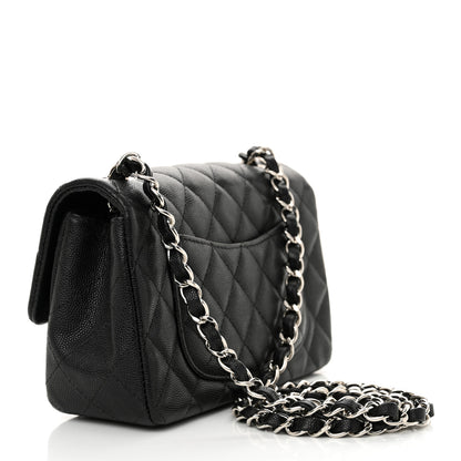 Chanel Caviar Quilted Mini Rectangular Flap Black 3 of 12
