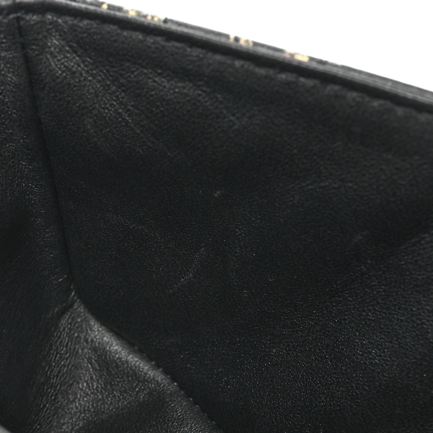 Chanel Calfskin Crocodile Embossed Graffiti 2.55 Mini Cocodile Reissue Flap Black Pink 11 of 16