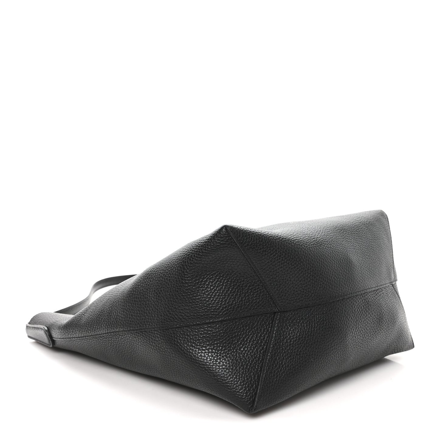 Pebbled Calfskin Everyday Cabas Black