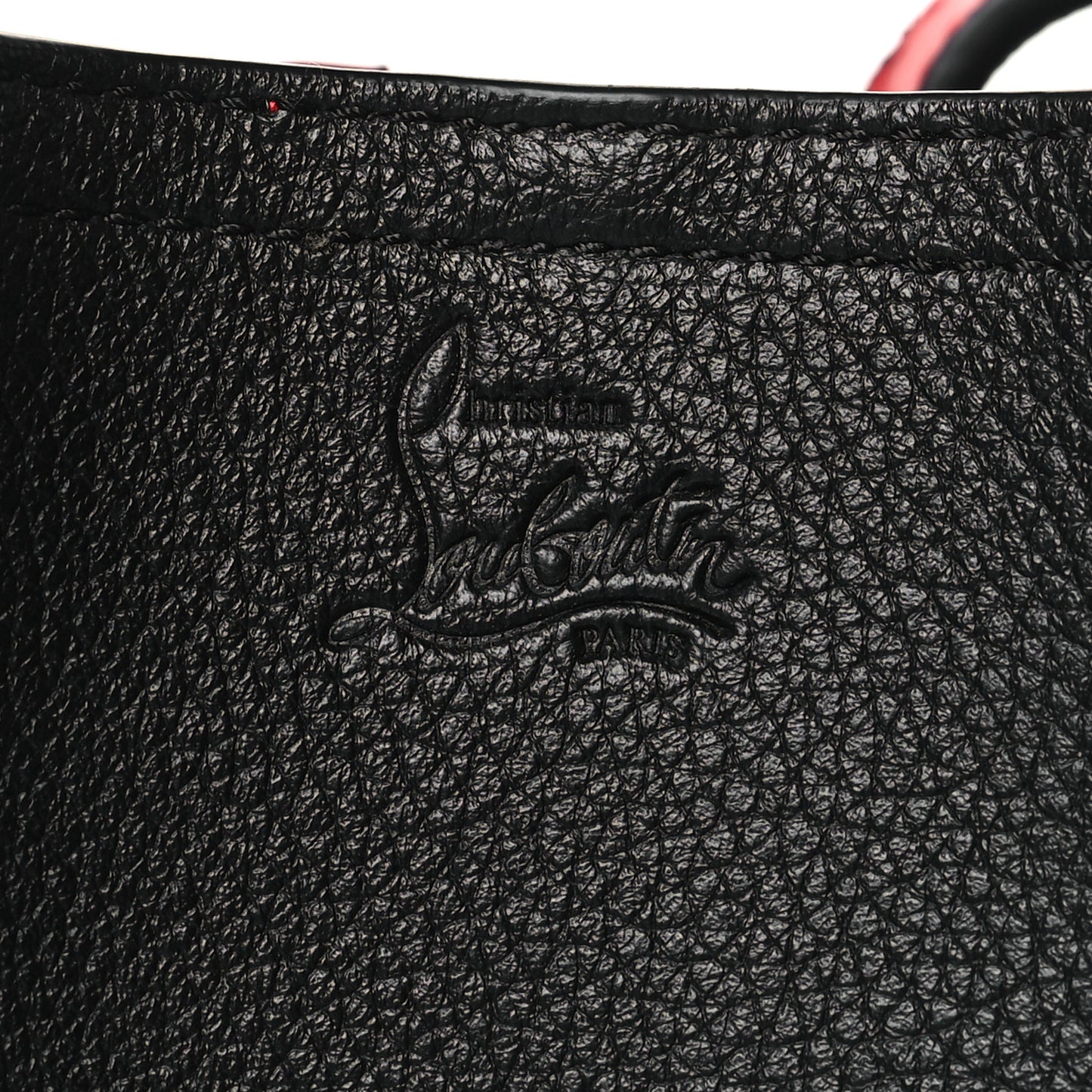 Calfskin Spiked Mini Cabarock Shopper Tote Black