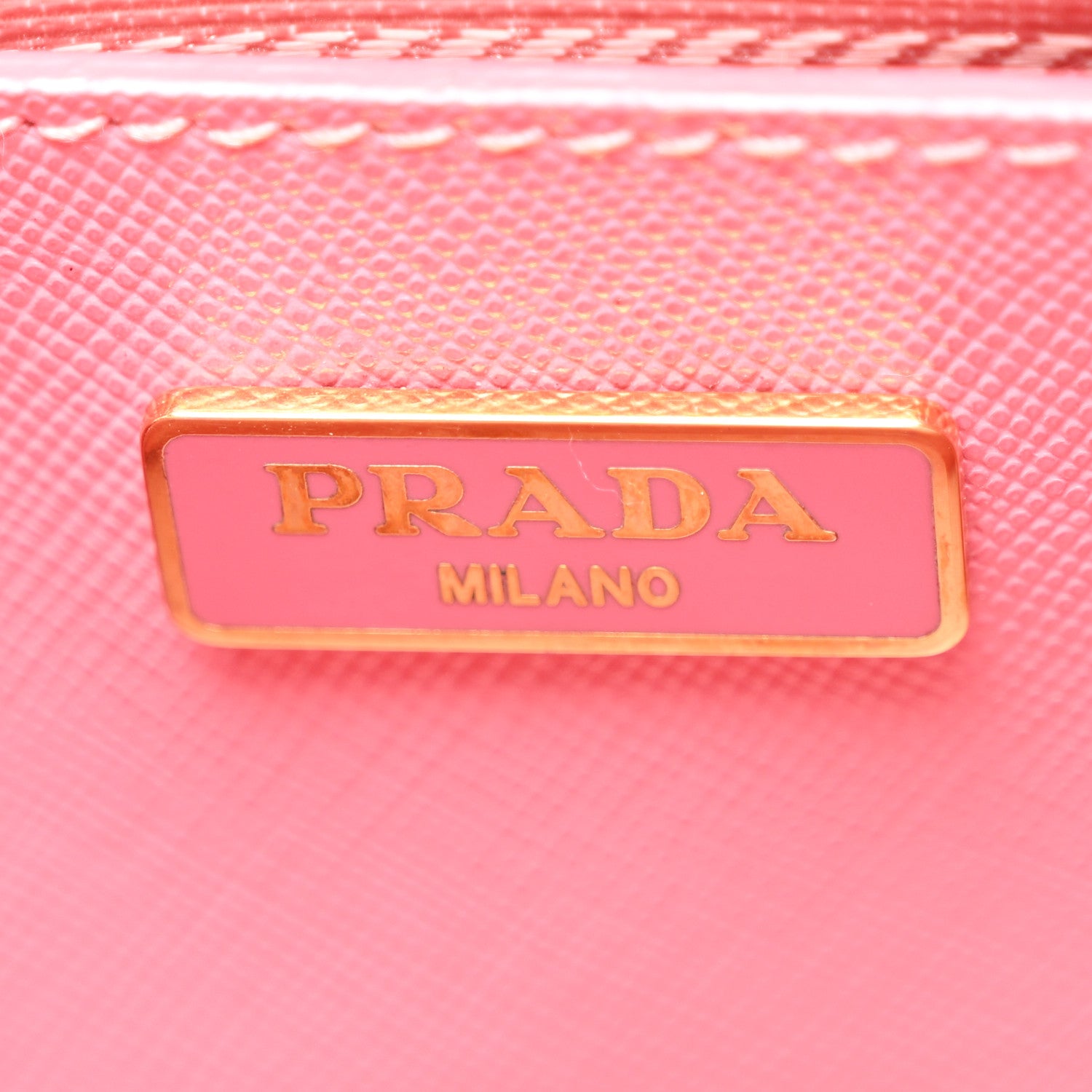Prada Saffiano Lux Mini Promenade Tote Begonia 6 of 18