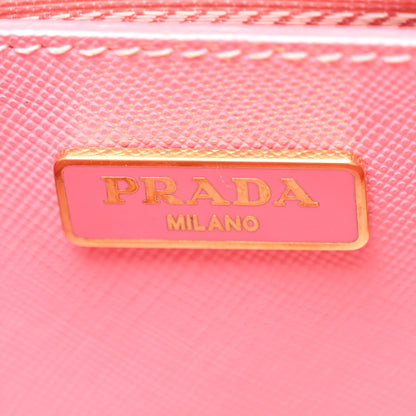 Prada Saffiano Lux Mini Promenade Tote Begonia 6 of 18