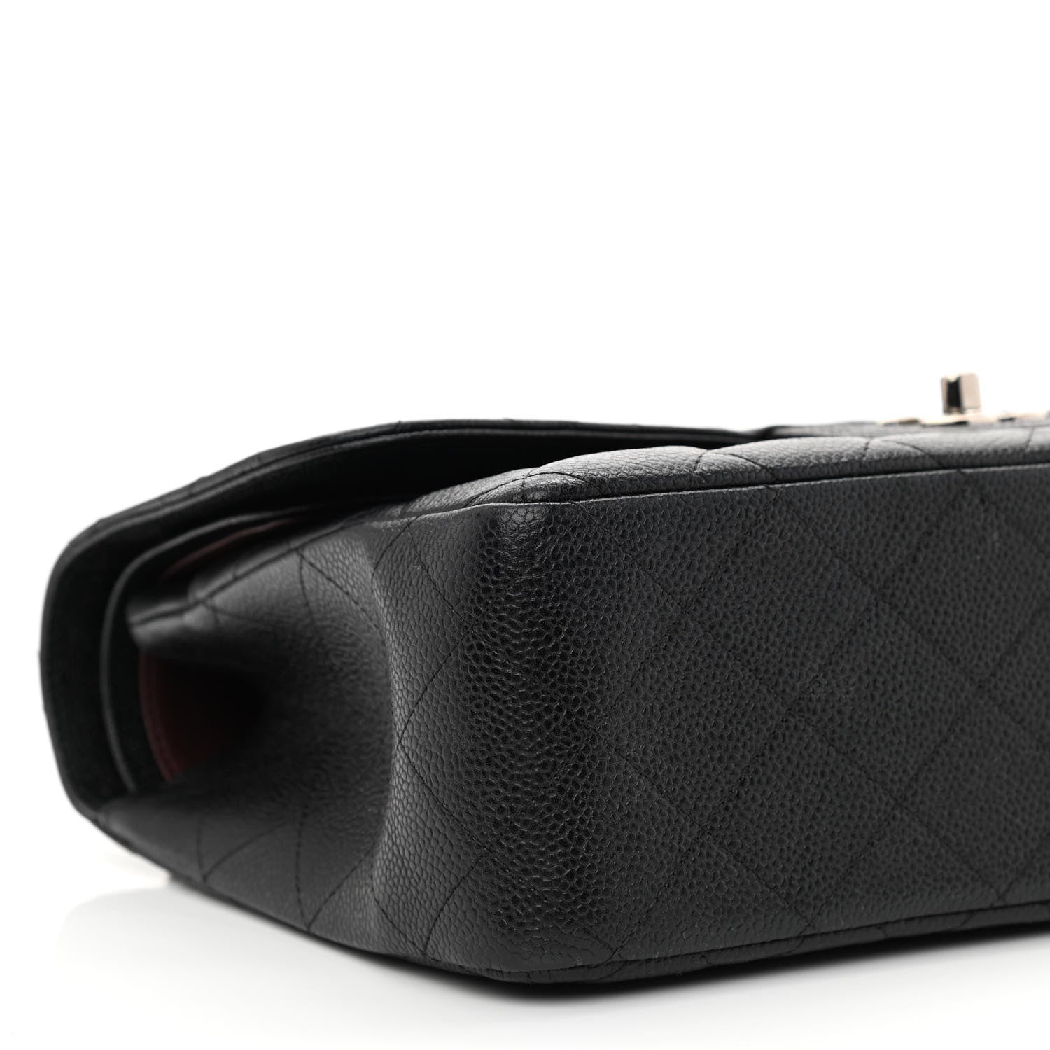 Chanel Caviar Quilted Jumbo Double Flap Black 9 of 10
