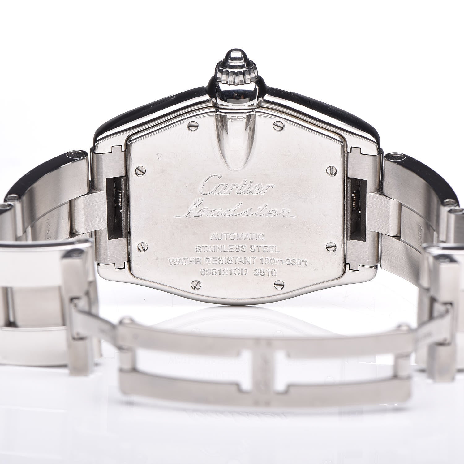 Cartier Stainless Steel 37mm Roadster Automatic Watch 6 of 7