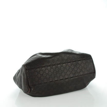 Gucci Guccissima Signature Large Sukey Tote Chocolate 4 of 8