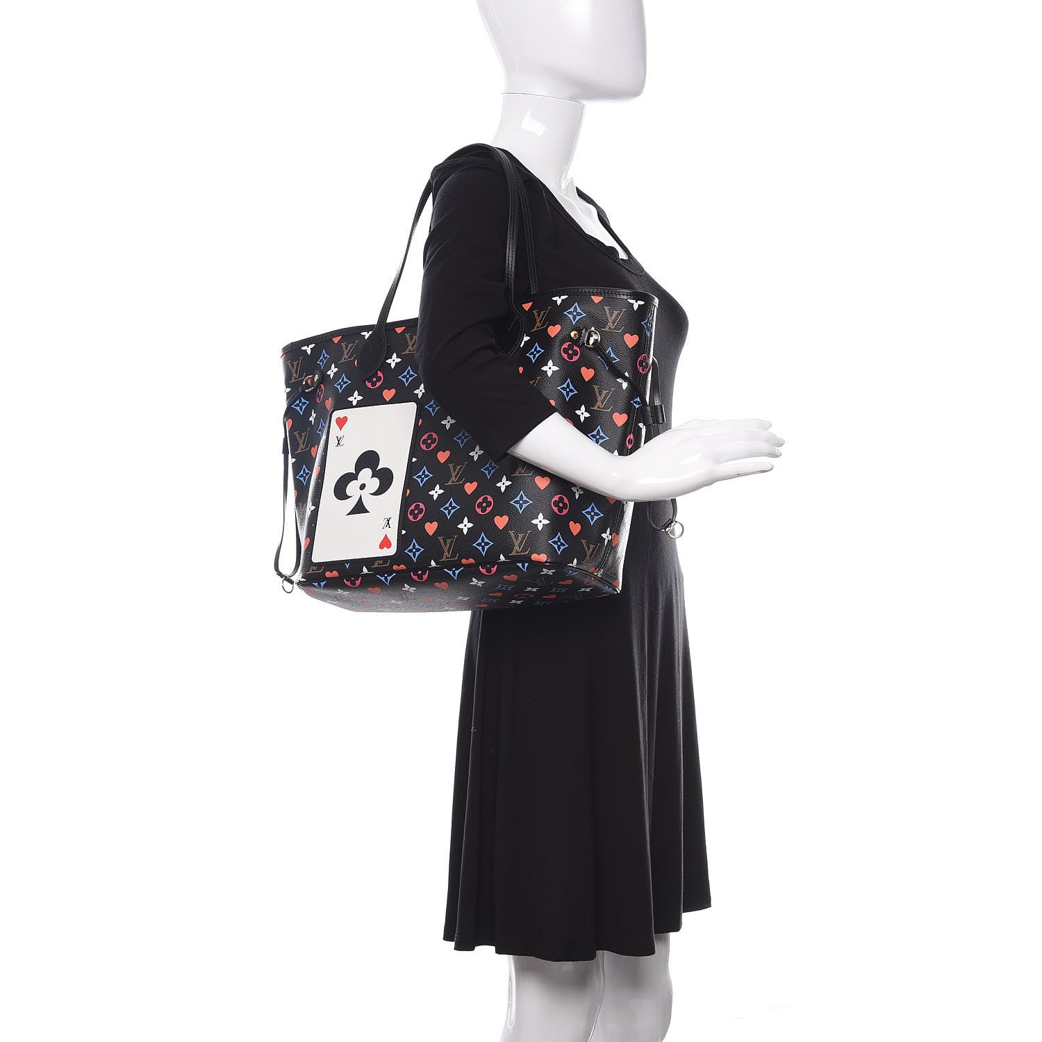 Louis Vuitton Game On Neverfull MM Black 2 of 10