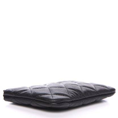 Chanel Caviar Quilted Small Cosmetic Case Black 3 of 7