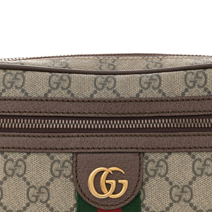 Gucci Soft GG Supreme Monogram Medium Ophidia Belt Bag Dark Brown 8 of 10