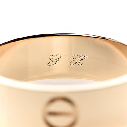 Cartier 18K Yellow Gold 5.5mm LOVE Ring 54 6.75 4 of 5