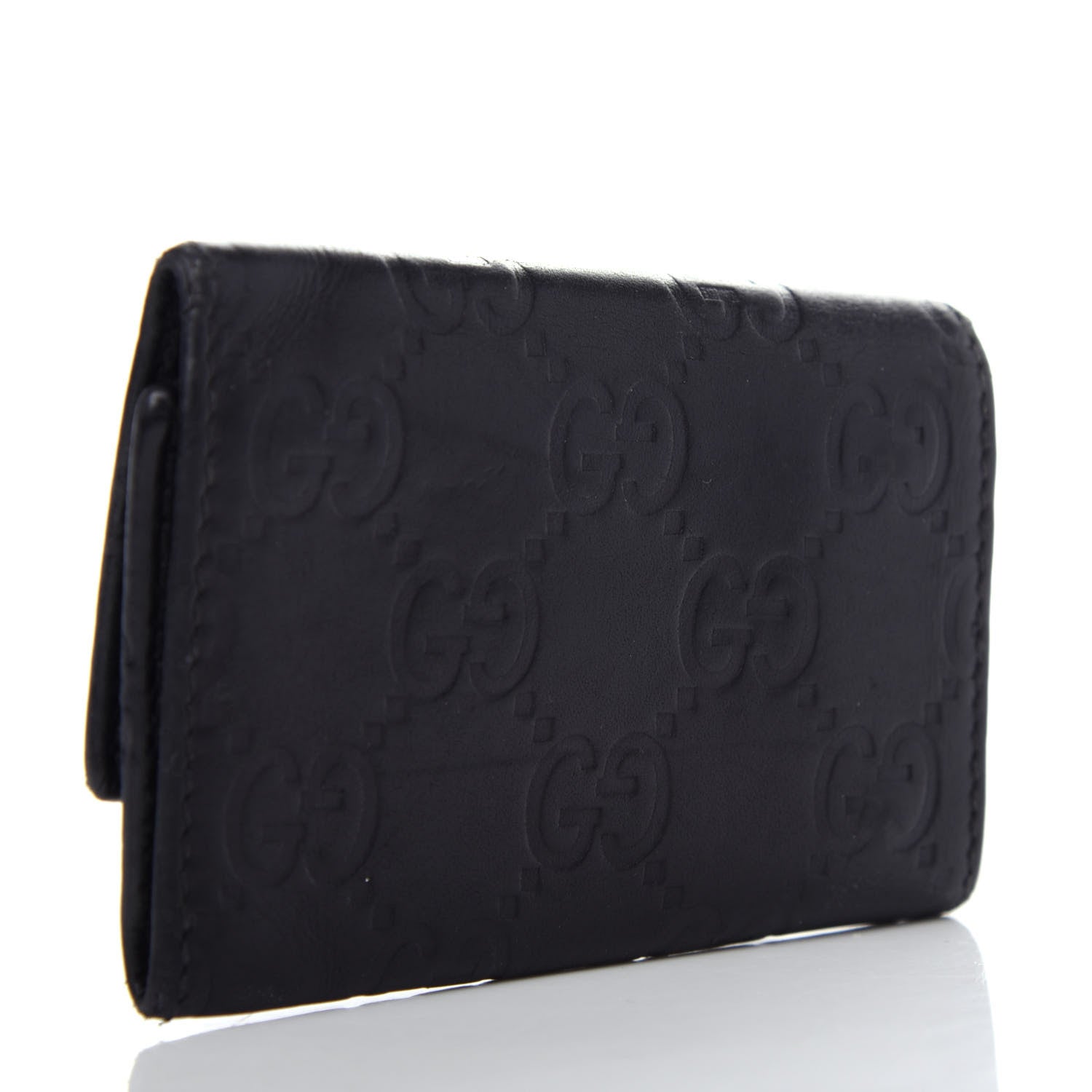 Gucci Guccissima 6 Key Holder Case Black 3 of 7