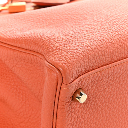 Hermes Togo Kelly Retourne 35 Orange 8 of 11