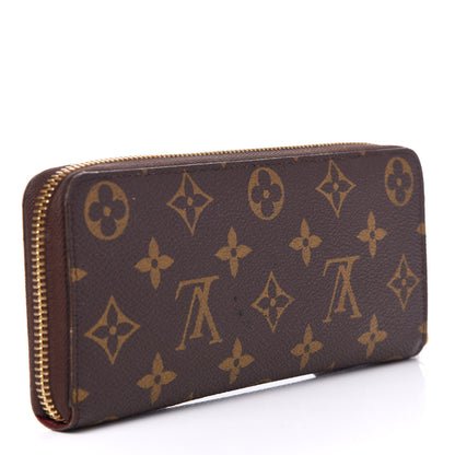 Louis Vuitton Monogram Clemence Wallet Fuchsia 2 of 9
