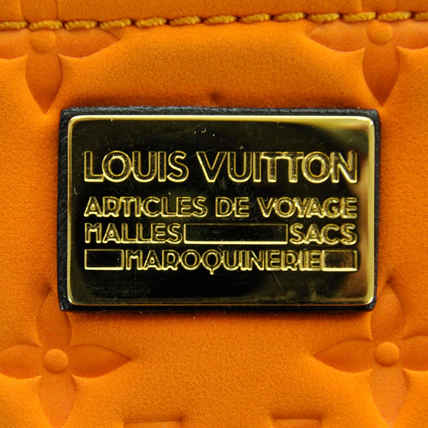 Monogram Scuba Clutch Pochette Orange