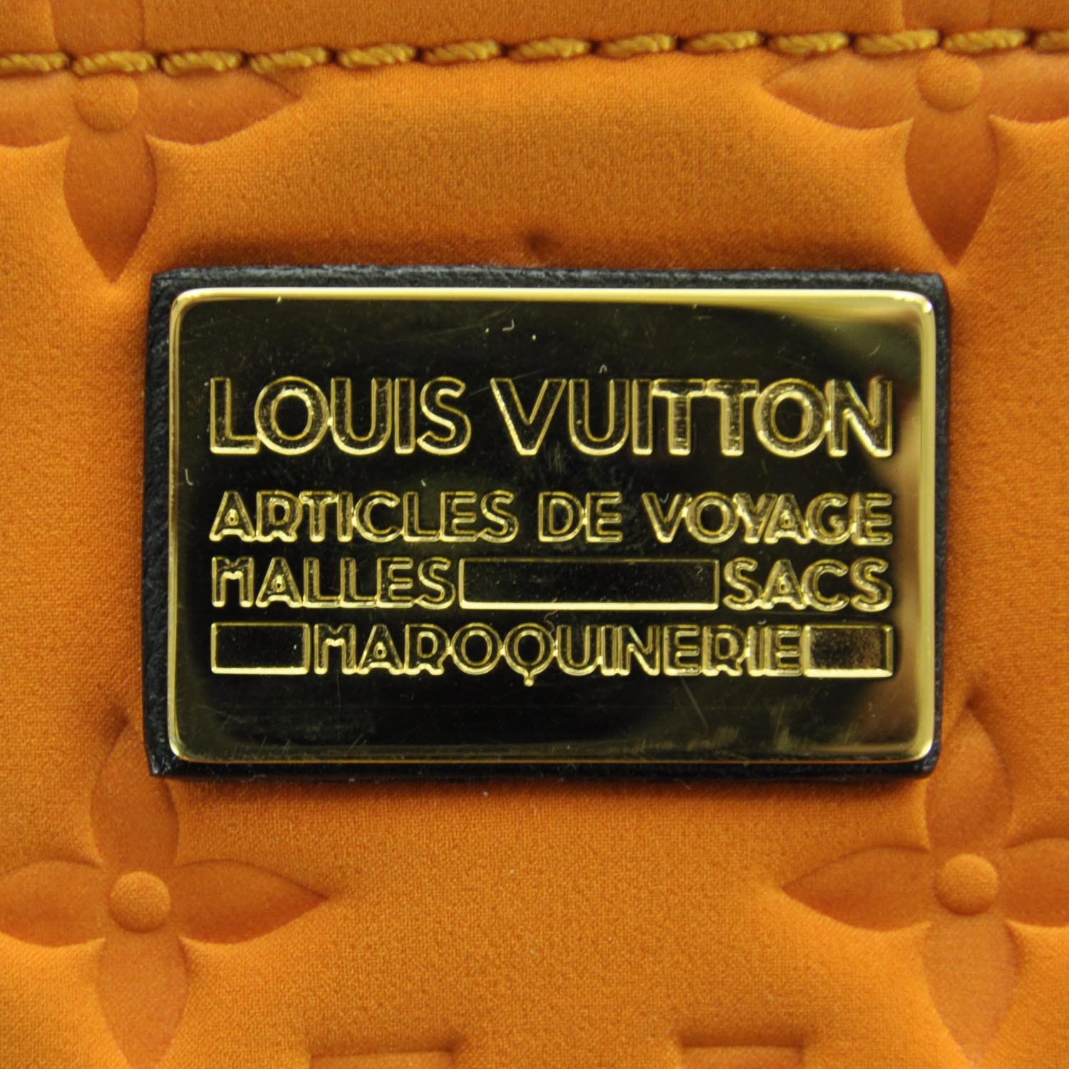 Louis Vuitton Monogram Scuba Clutch Pochette Orange 8 of 11