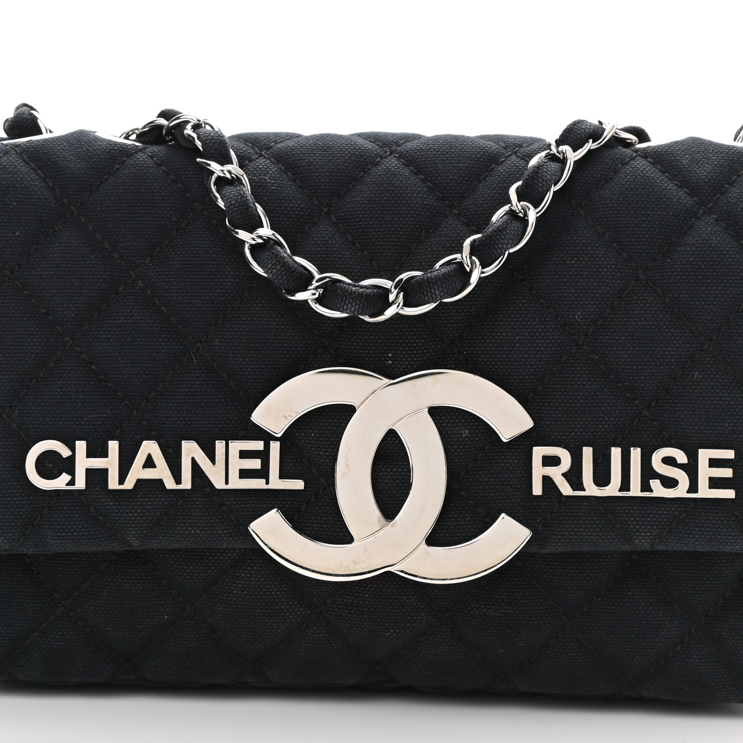 Canvas Quilted CC Cruise Flap Black