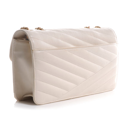 Chanel Calfskin Chevron Gabrielle Flap Off White 3 of 9