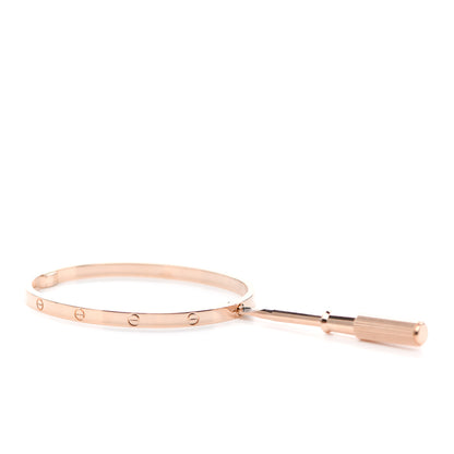 Cartier 18K Pink Gold Small LOVE Bracelet 16 3 of 5