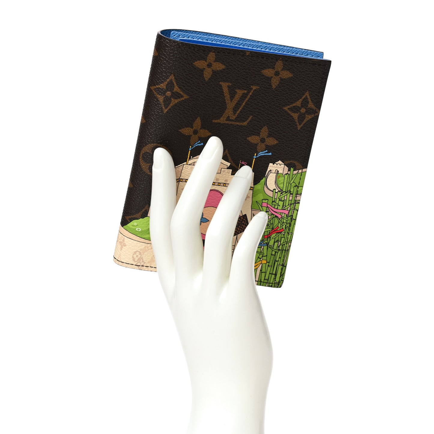Monogram 2021 Christmas Animation China Passport Cover Myosotis Blue