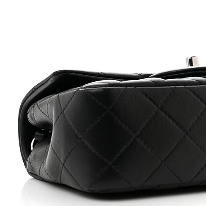 Chanel Lambskin Quilted Mini Rectangular Flap Black 8 of 10