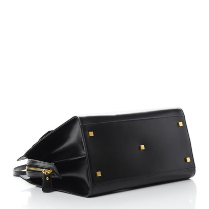 Saint Laurent Shiny Calfskin Large Uptown Tote Black 4 of 14