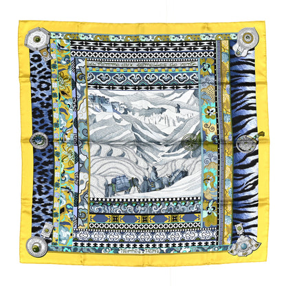 Hermes Silk La Femme Aux Semelles De Vent Scarf 90 1 of 5