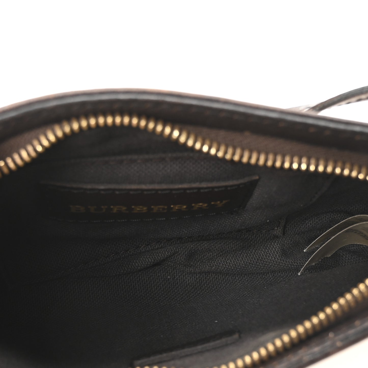 Haymarket Check Pochette Chocolate