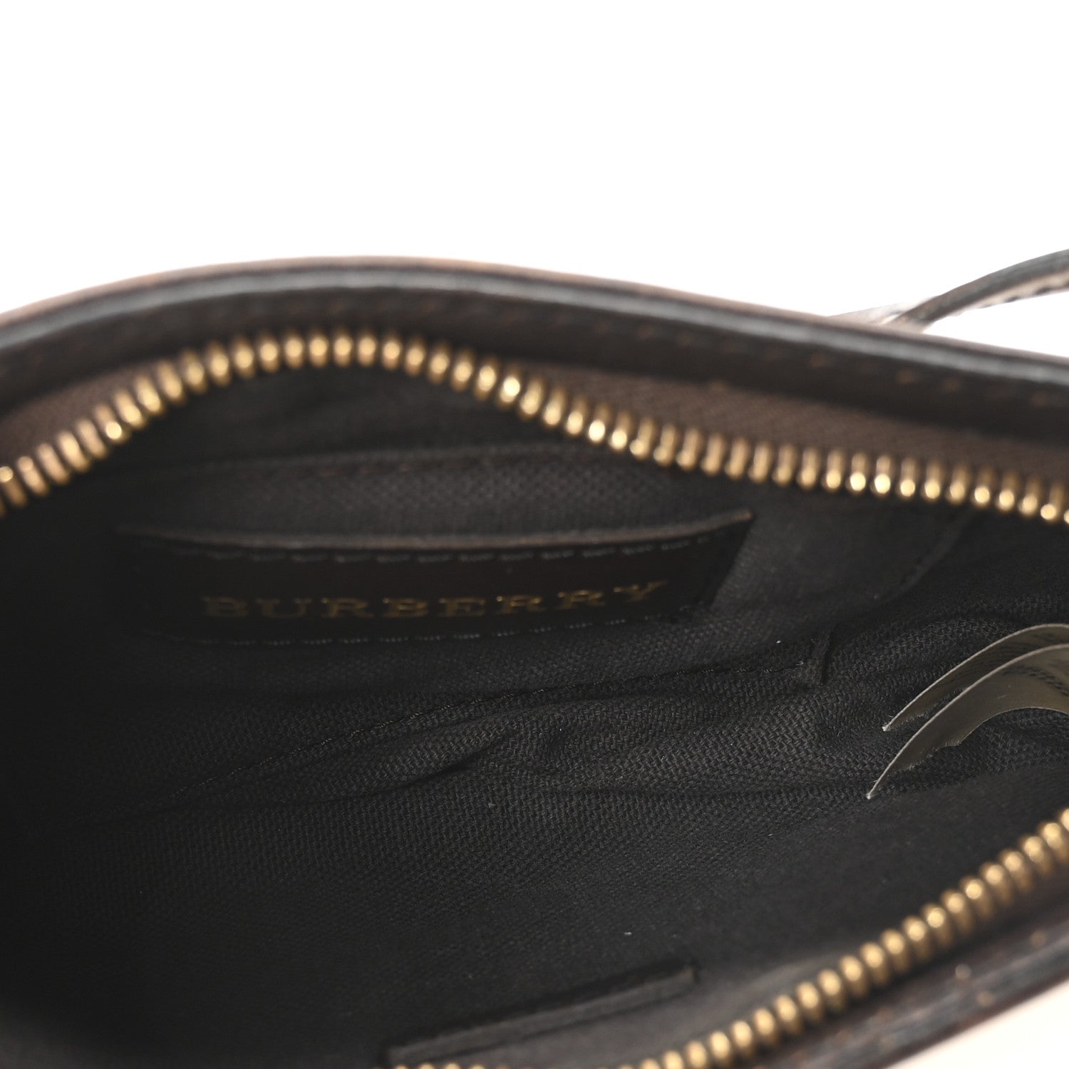 Burberry Haymarket Check Pochette Chocolate 5 of 11
