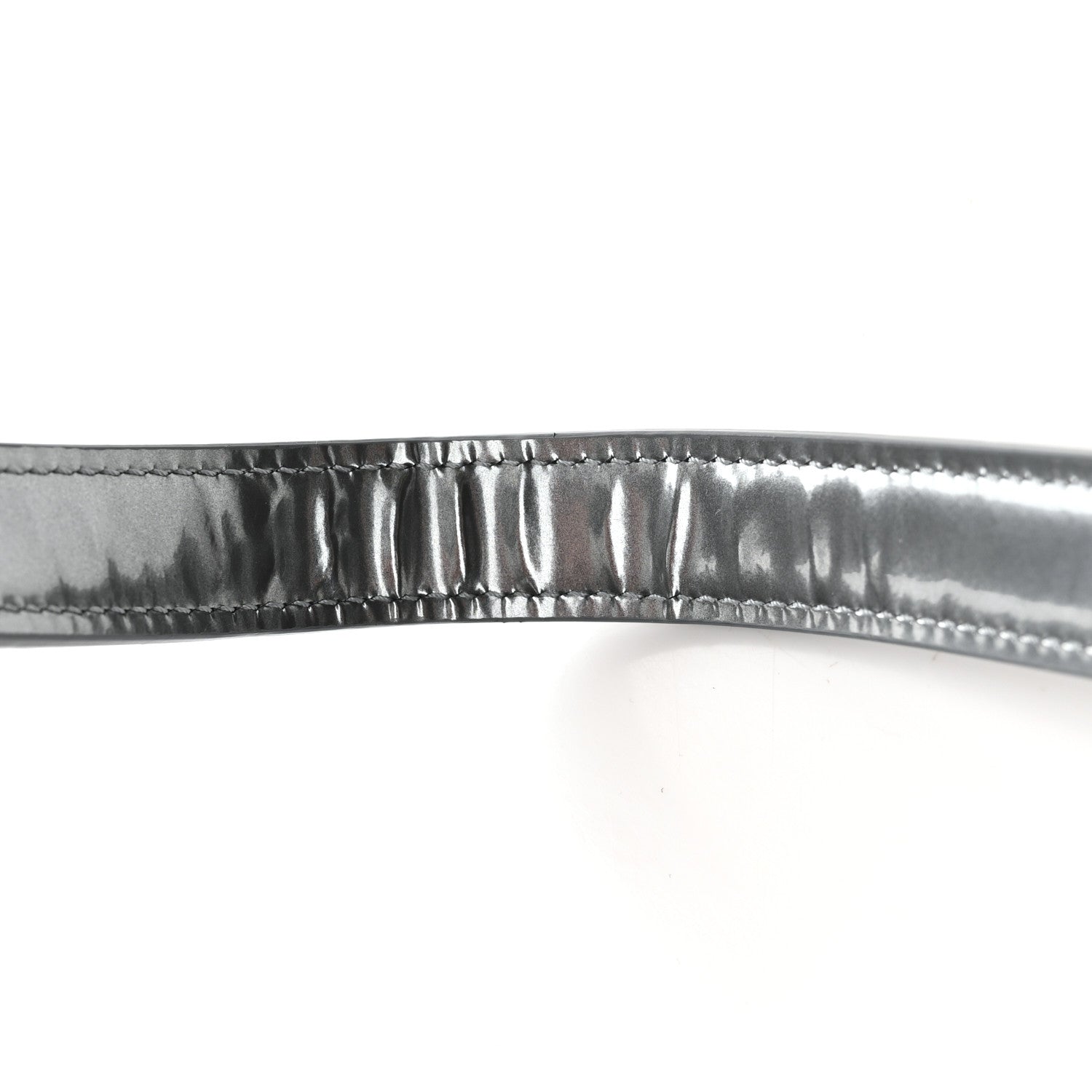 Christian Dior Metallic Patent Micro-Cannage Medium Diorama Flap Bag Silver 11 of 12