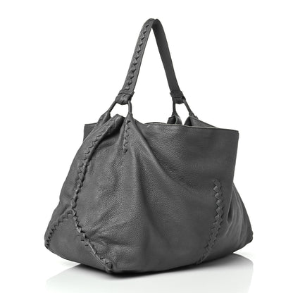 Bottega Veneta Washed Cervo Deerskin Large Hobo Grey 3 of 9
