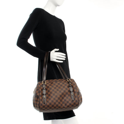 Louis Vuitton Damier Ebene Rivington GM 2 of 8