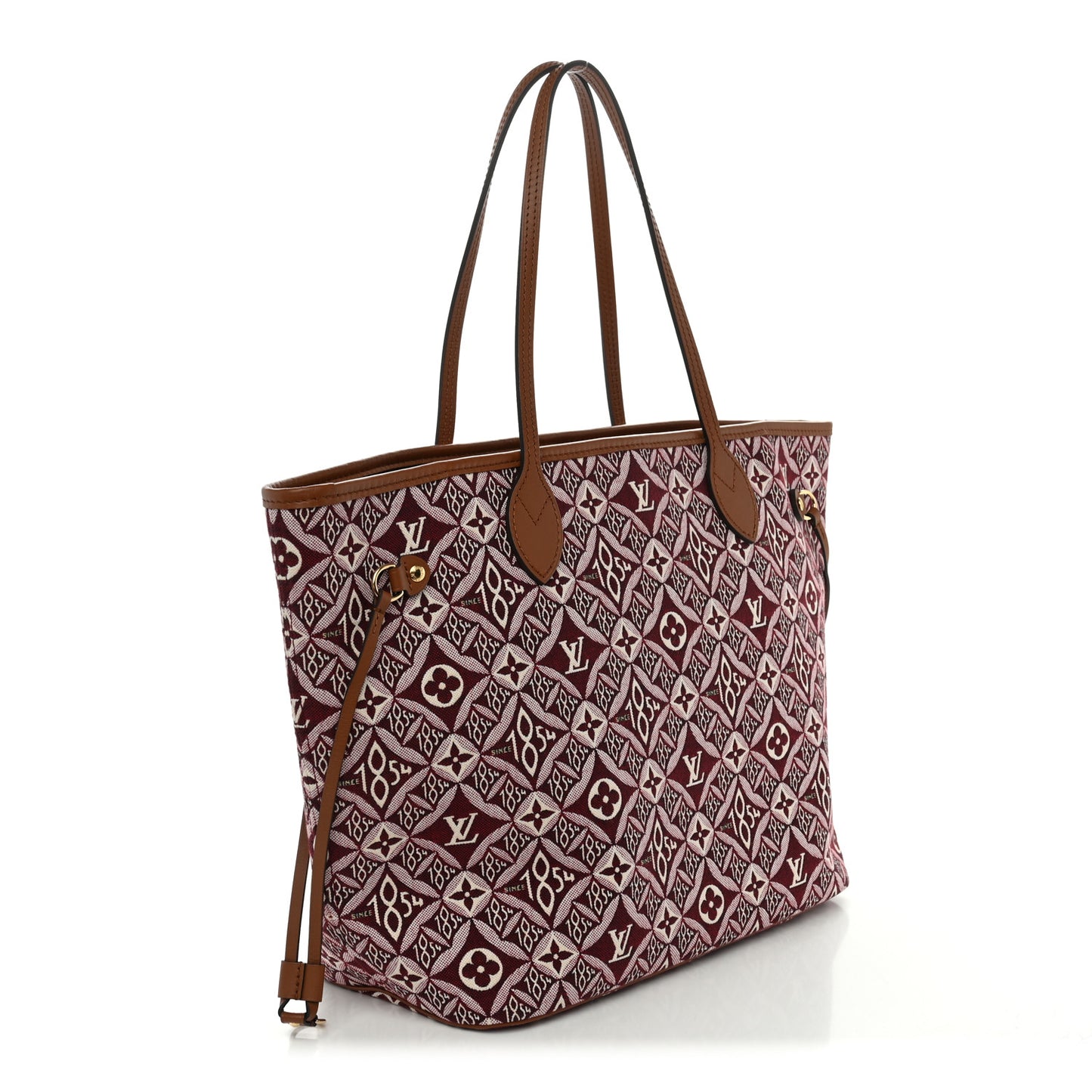 Jacquard Since 1854 Neverfull MM Bordeaux