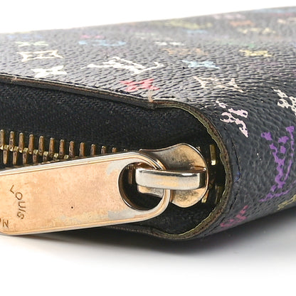 Louis Vuitton Monogram Multicolor Zippy Wallet Black Pistachio 9 of 11