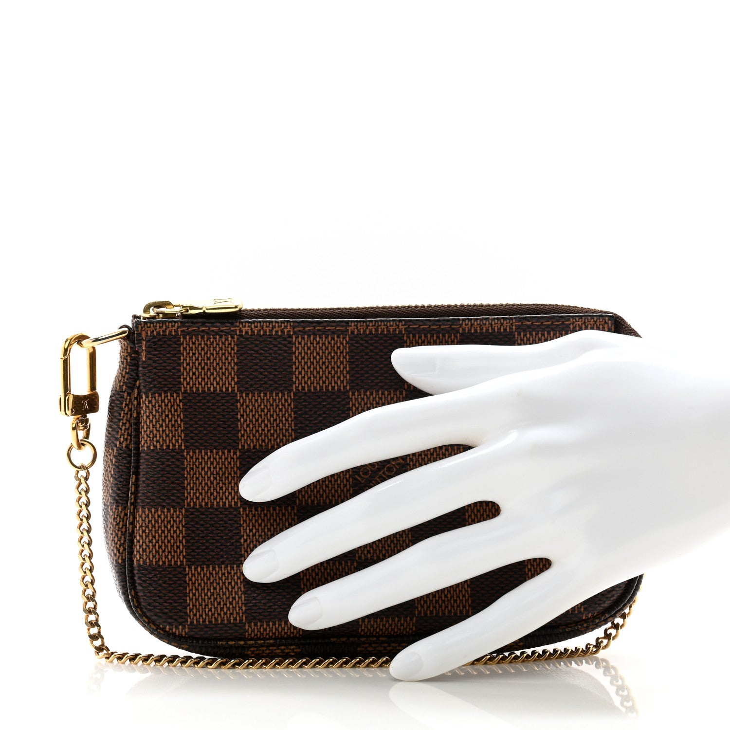 Louis Vuitton Damier Ebene Mini Pochette Accessories 2 of 10