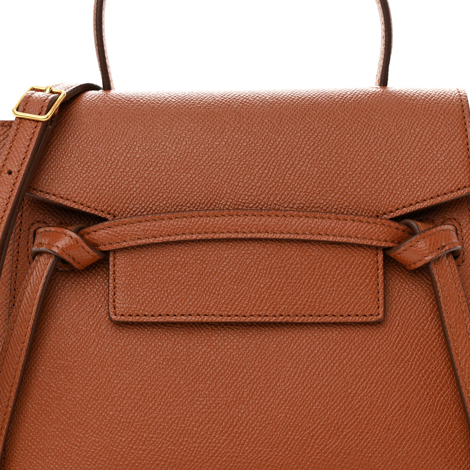 Celine Grained Calfskin Nano Belt Bag Caramel 8 of 10