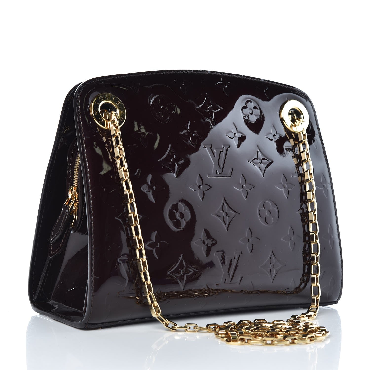 Louis Vuitton Vernis Virginia PM Amarante 3 of 7