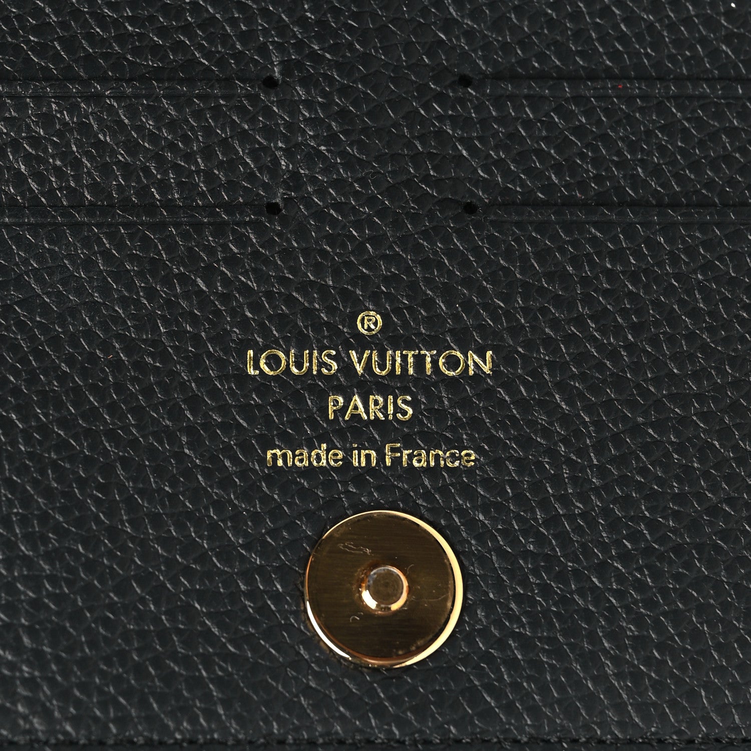 Louis Vuitton Empreinte Adele Wallet Black 6 of 6