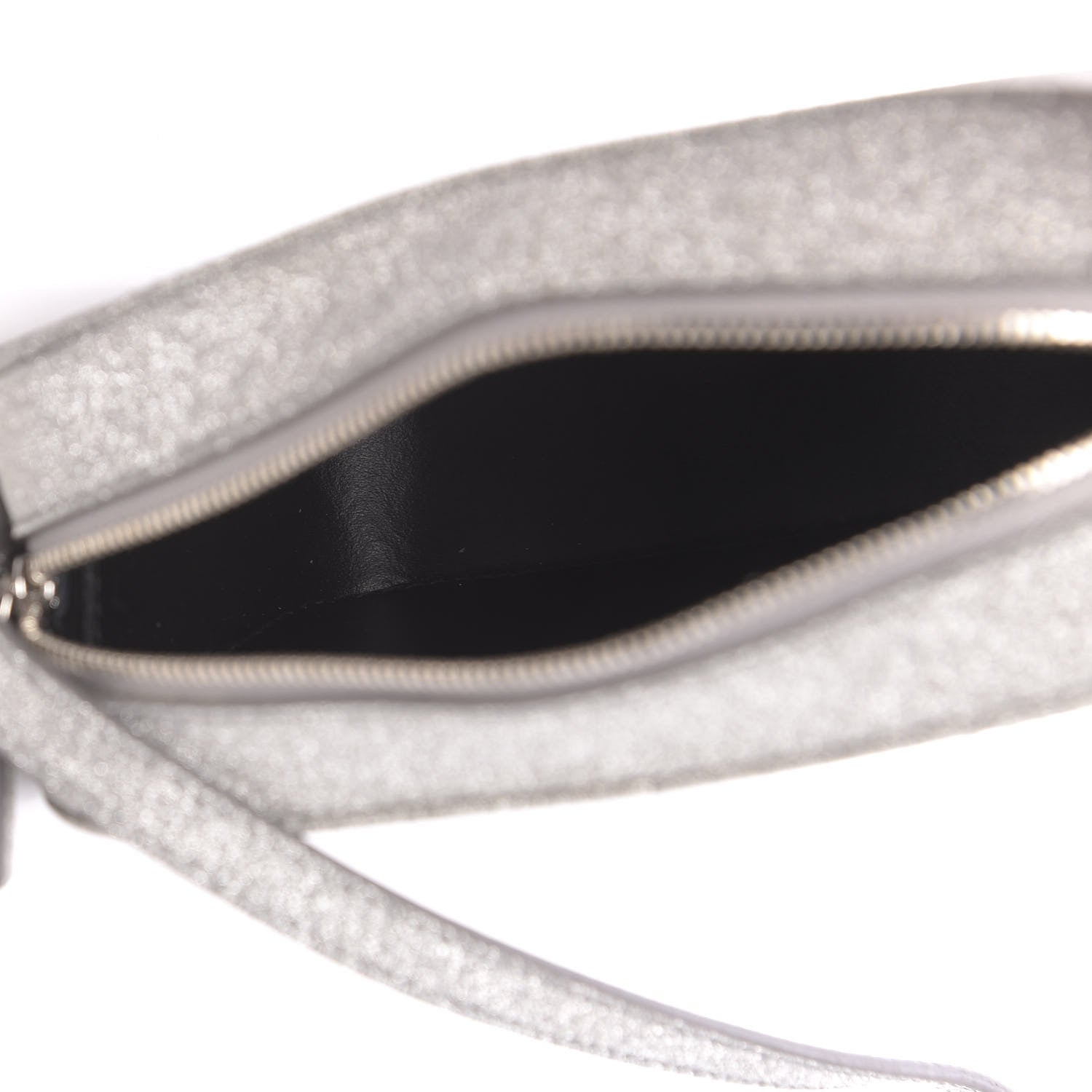 Balenciaga Glitter Calfskin Logo XS Everyday Camera Bag Silver 5 of 10