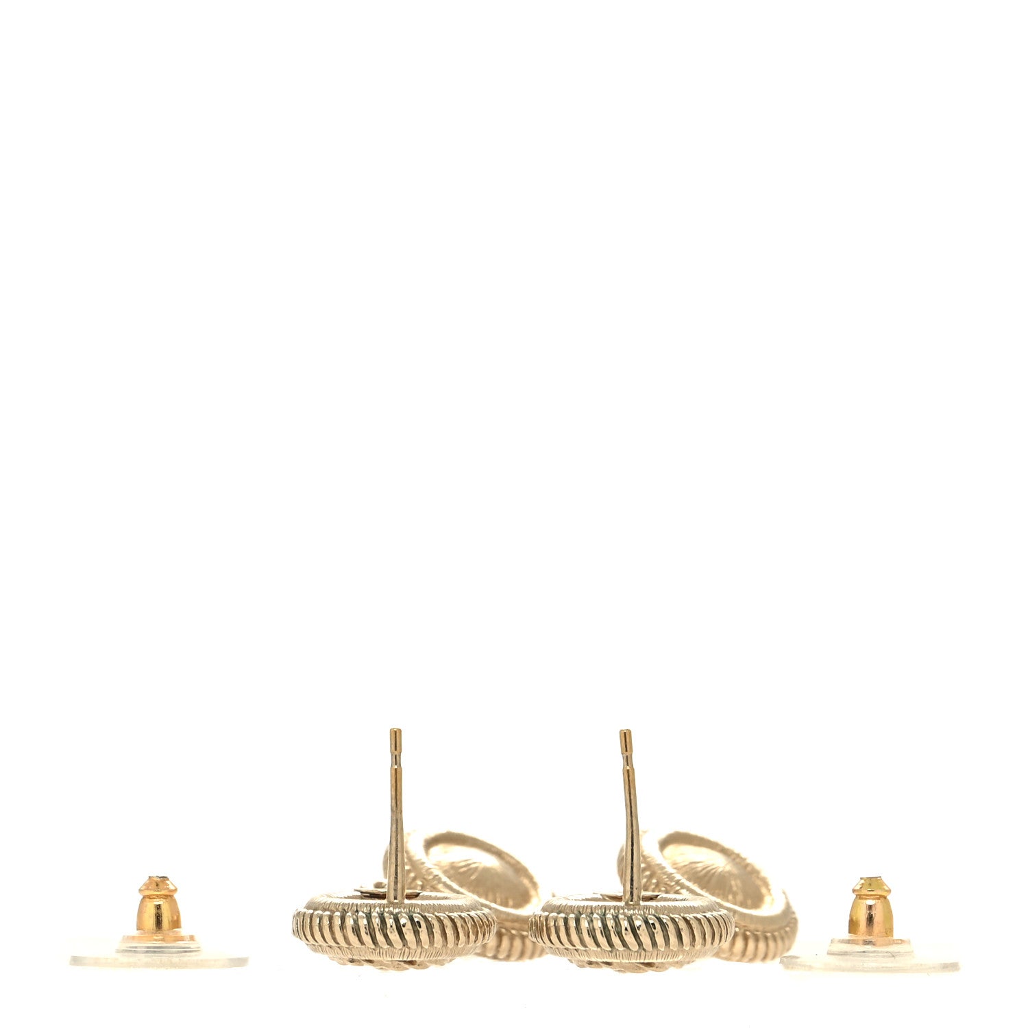 Chanel Pearl CC Dangle Earrings Gold 3 of 5