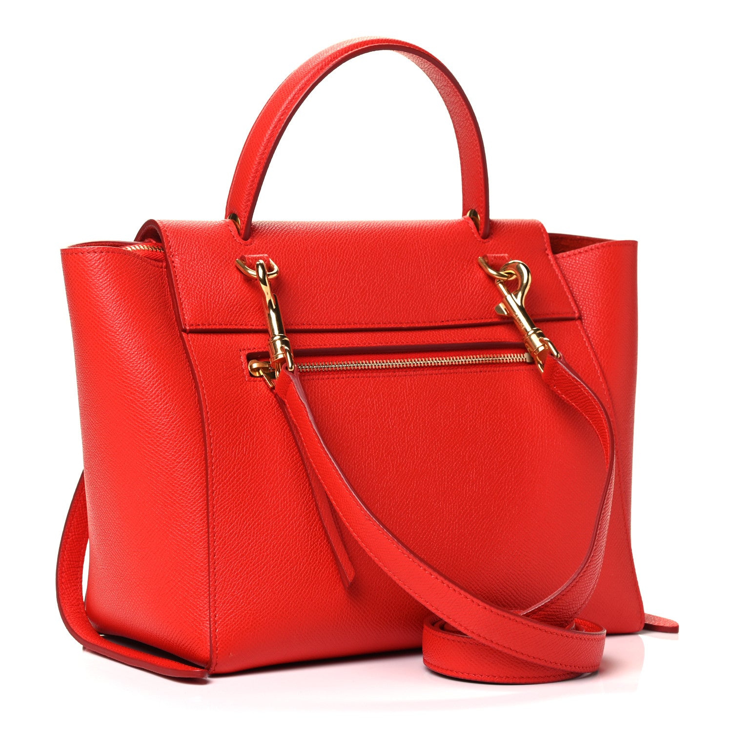 Celine Grained Calfskin Micro Belt Bag Coral 2 of 4