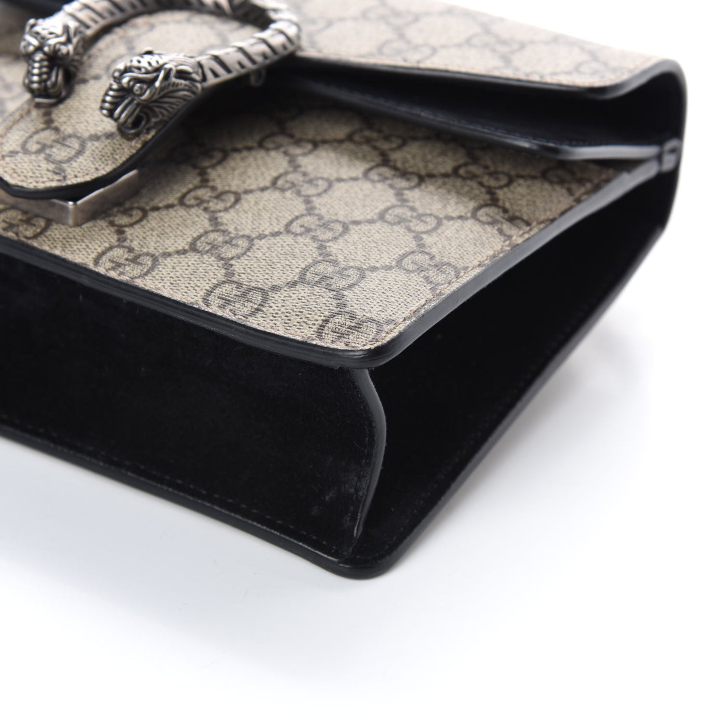 GG Supreme Monogram Mini Dionysus Shoulder Bag Black