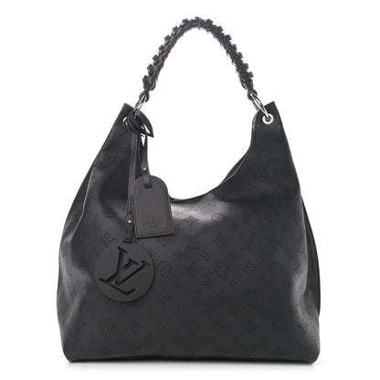 Louis Vuitton Mahina Carmel Hobo Black 1 of 12