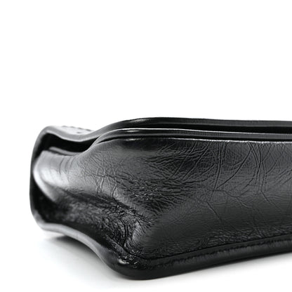 Saint Laurent Crinkled Calfskin Matelasse Monogram Niki Chain Wallet Black 8 of 10