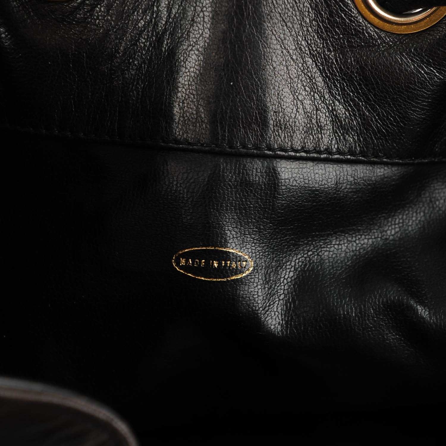 Chanel Lambskin CC Drawstring Backpack Black 7 of 9