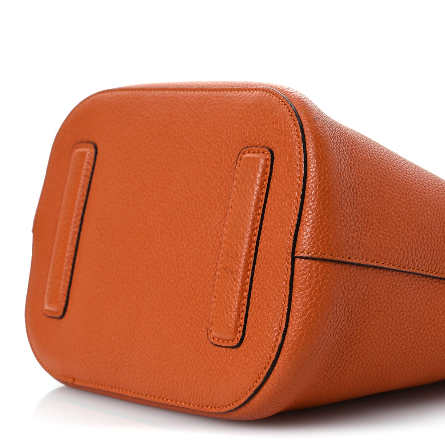 Soft Grained Calfskin Small Jackie Bucket Bag Orange